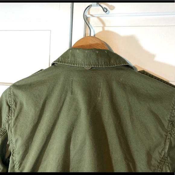 J. Crew Army-style Oversized Jacket; Army Green; XS - Picture 3 of 6